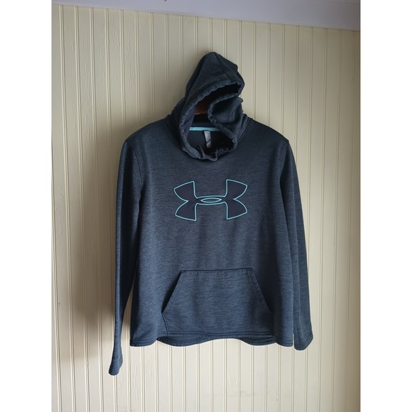 Under Armour Storm Women's Sz Medium Gray Hoodie With Pockets - Picture 1 of 6